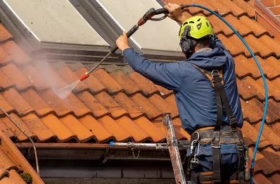 Démoussage et hydrofuge de toiture à Mesnil-Follemprise